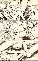 Retro (old times) porn comics